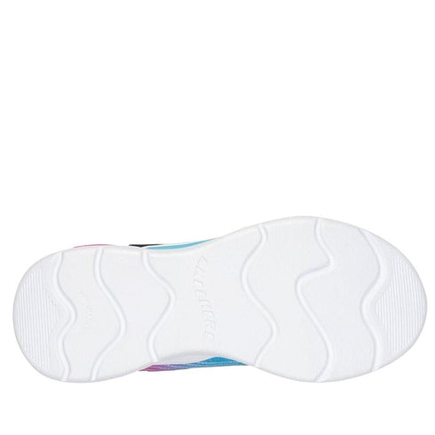 Skechers Girls Light Ups - Wavy Beams Ombre Express Navy Multi